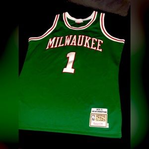 Basketball and basketball jersey